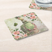 マリーアントワネット・ローズコースターB RECHTECKIGER PAPPUNTERSETZER (angewinkelt)