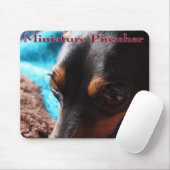 ミニチュアピンシャー MOUSEPAD (Mit Mouse)
