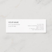 ミニマムでシンプルな名刺 ビジネスカード カメラ MINI VISITENKARTE (Rückseite)