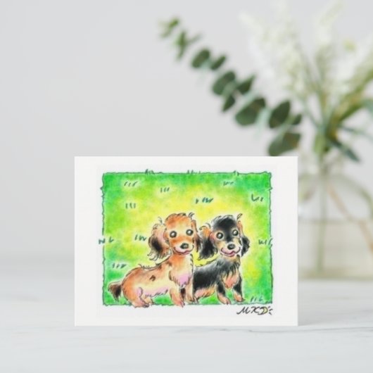 ミ ュ ア ダ スニフ POSTKARTE (Stehend Vorderseite)