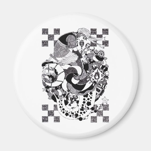 ム Abend 夕 Magnet (Vorne)