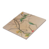 メジロ, 速水御舟, japanisches Weiß-Auge, Gyoshū, Fliese (Seite)