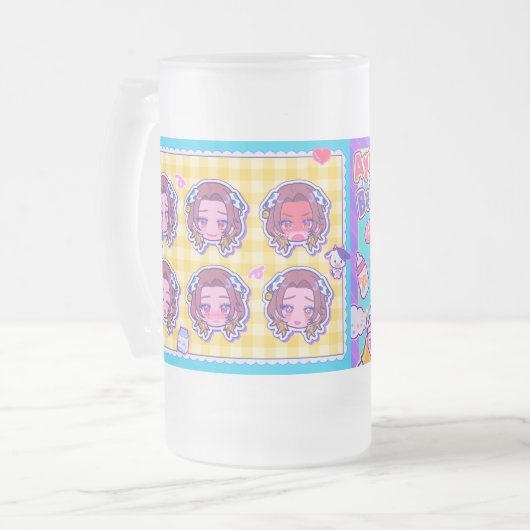 メタモルフォーゼべる MATTGLAS BIERGLAS (Vorderseite Links)