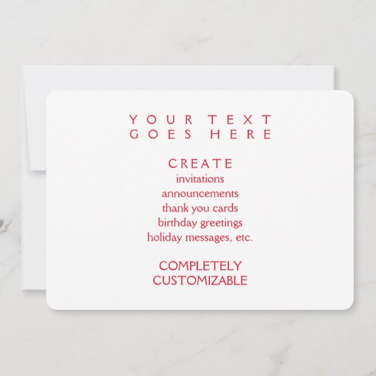 メリークリスマス (frohe Weihnachten auf japanisch) Einladung (Rückseite)