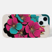 モダン牡丹デザイン Case-Mate iPhone HÜLLE (Rückseite (Horizontal))