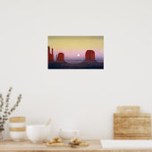 モ ニ ュ ・レ, Monument Valley, Yoshida, Woodwood Poster (Küche)