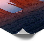 モ ニ ュ ・レ, Monument Valley, Yoshida, Woodwood Poster (Ecke)