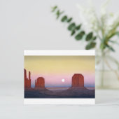 モ ニ ュ ・レ, Monument Valley, Yoshida, Woodwood Postkarte (Stehend Vorderseite)
