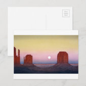 モ ニ ュ ・レ, Monument Valley, Yoshida, Woodwood Postkarte (Vorne/Hinten)