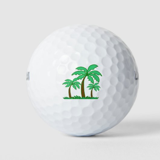 ヤシの木 GOLFBALL (Vorderseite)