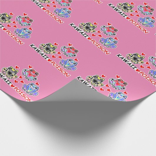 ヤドクガエルちゃん ラッピングペーパー GESCHENKPAPIER (Ecke)