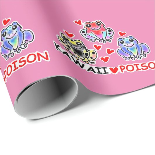 ヤドクガエルちゃん ラッピングペーパー GESCHENKPAPIER (Rolleneckpunkt)