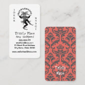 ユニークなトランプのジョーカーデザイン名刺　米スタンダード 8.89cm x 5.08cm名刺 visitenkarte (Vorne/Hinten)