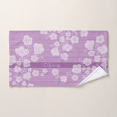 ラブリーフラワー　落ち着いたピンク BADHANDTUCH SET (Handtuch)