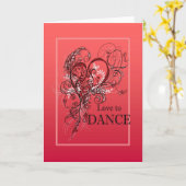 ラヴ・トウ・ダンス グリーティングカード KARTE (Gelbe Blume)