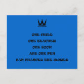 ラ(黒) POSTKARTE (Vorderseite)