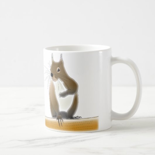 リスのマグカップ KAFFEETASSE (Rechts)