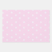 リリー&菊+野ばら+野ばら&チェック GESCHENKPAPIER SET (Vorderseite 3)