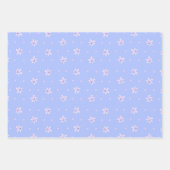 リリー&菊+野ばら+野ばら&チェック GESCHENKPAPIER SET (Vorderseite)