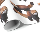 レッサーパンダ 2の優良製品 GESCHENKPAPIER (Rolleneckpunkt)