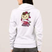 レディスパーカー ご本人ちゃん(前にもちびご本人ちゃん) HOODIE (Rückseite)