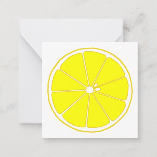 レモン MITTEILUNGSKARTE (Vorderseite)
