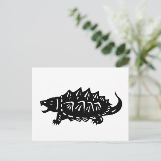 ワ ガ メ ニ り 亀 切 POSTKARTE (Stehend Vorderseite)