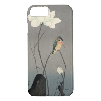 ワ セ ミ, 古 邨 Kingfisher auf Lotus, Koson, Ukiyo. Case-Mate iPhone Hülle