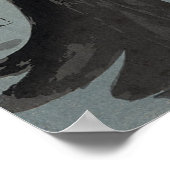 ワ セ ミ, 古 邨 Kingfisher auf Lotus, Koson, Ukiyo. Poster (Ecke)