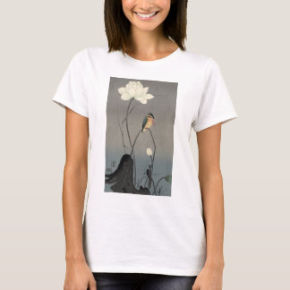 ワ セ ミ, 古 邨 Kingfisher auf Lotus, Koson, Ukiyo. T-Shirt