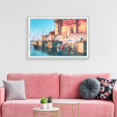 ヴ ァ ナ ラ, Varanasi, Hiroshi Yoshida Leinwanddruck (Insitu (Wohnzimmer))