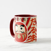 七転び八起き DARUMA Tasse (Vorderseite Links)