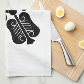 三つ唐団扇 HANDTUCH (Viertel Falte)