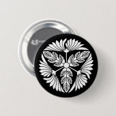 三 つ 葉 菊 BUTTON (Vorne & Hinten)