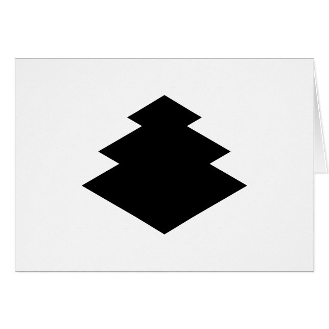 三 階 菱 (Vorderseite (Horizontal))