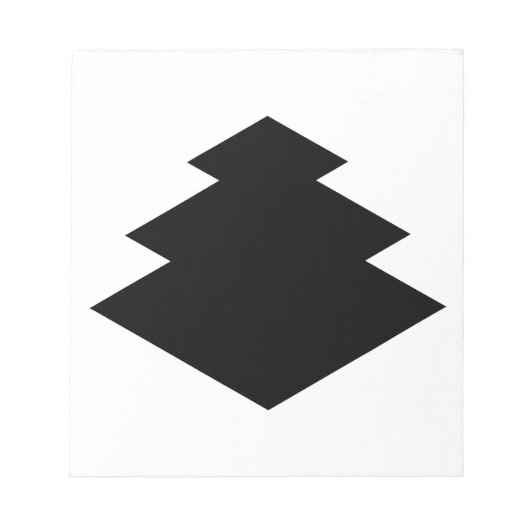 三 階 菱 NOTIZBLOCK (Vorderseite)