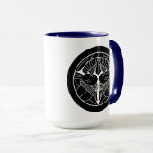 上杉謙信家紋, Uesugi Kenshin KAMON, japanische Familie Tasse (VorderseiteRechts)