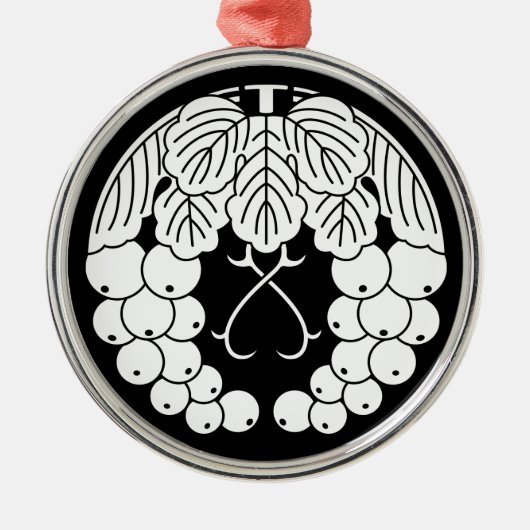 下 り 葡 萄 SILBERNES ORNAMENT (Vorne)