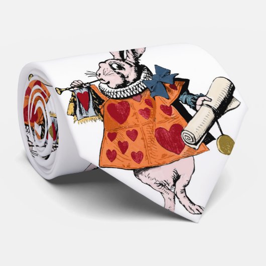 不思議の国のアリスのうさぎ KRAWATTE (Gerollt)