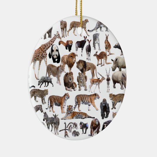 世 界 の 動 物 の 優 良 KERAMIK ORNAMENT (Rechts)