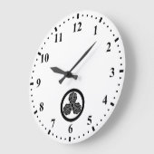 丸に三つ柏 GROßE WANDUHR (Winkel)