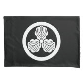 丸に三つ柏 KISSENBEZUG (Vorderseite)