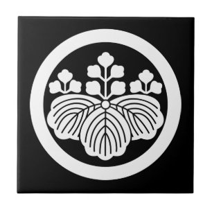 丸に五三桐 FLIESE