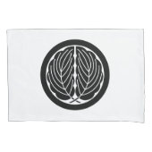 丸に抱き柏 KISSENBEZUG (Vorderseite)