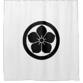 丸に桔梗 DUSCHVORHANG (Vorderseite)