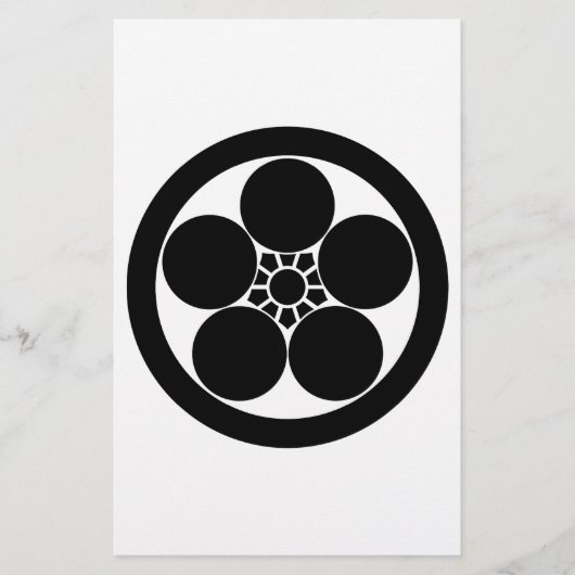 丸に梅鉢 BRIEFPAPIER (Vorderseite)