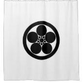 丸に梅鉢 DUSCHVORHANG (Vorderseite)