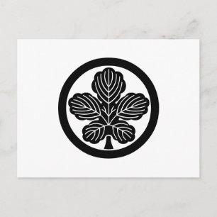 丸に梶の葉 POSTKARTE