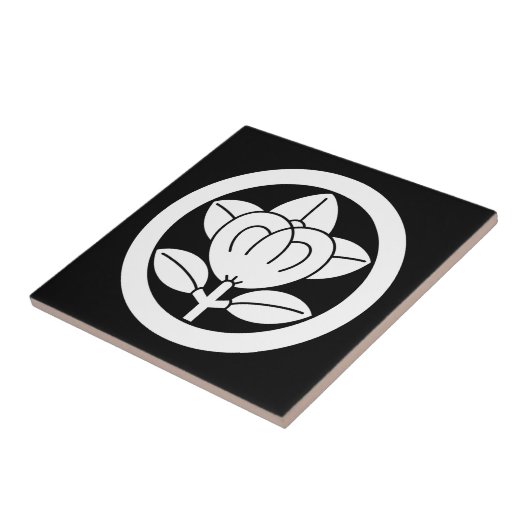 丸に橘 (六つ割り作図) FLIESE (Seite)