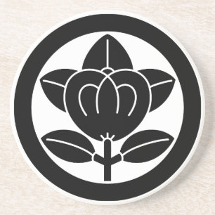 丸に橘 (六つ割り作図) GETRÄNKEUNTERSETZER